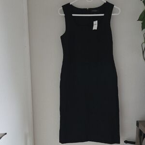 Banana Republic Elegant Black Midi Dress Under Knee